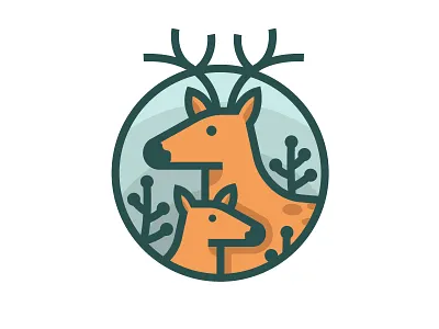 Happy Family deer patch