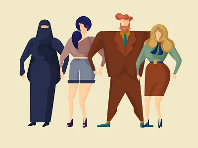 LAWYERS SOCIETY — The 67th Anniversary of Human Rights Day burka character design hipster human rights illustration infographics lawyer popstar secretary