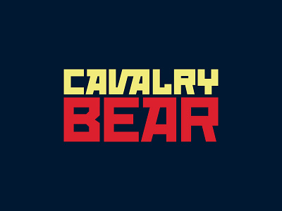 Cavalry Bear Brand argentina bear blue development gaming horse propaganda red russian soviet star yellow