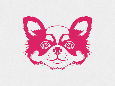 Corbin the Chihuahua chihuahua cute detail dog fur furry illustration illustrator pink puppy vector