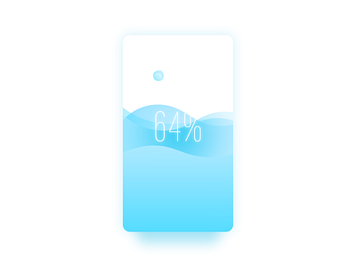 Day076 Loading 075 dailyui flow glow gradient liquid loading negative shadow waterline