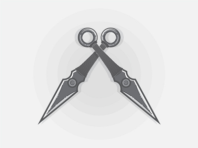 Ninja Knife illustration knife ninja ninja knife tool weapon