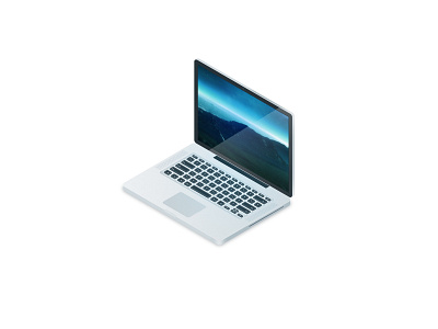 Macbook Pro Isometric affinity apple icon illustration isometric macbook macbook pro vector