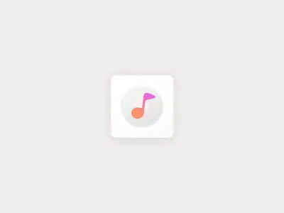 Music Animation ae dribble gif gui icon ps shanghai sketch ue ui ux