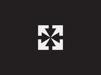 Export & Import app icon arrow square brand branding export import geometric geometry hidden clever smart inside outside logo identity mark symbol negative space trade trading world wide global