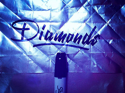 Diamonds - texture branding fonts handmadefont lettering letters type typedesign typography