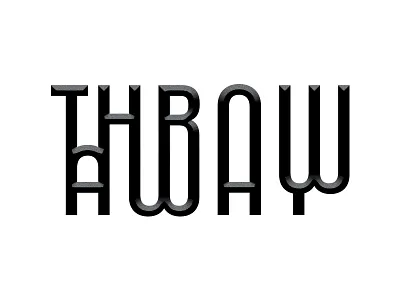 sometimes I make stuff just to (throw away) black condensed type weird white