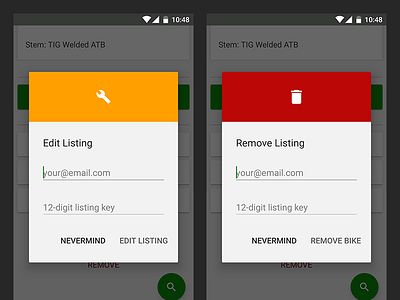 Sprocket Android 1.4 Edit-Remove Dialogs action android bicycle bike consistent delete dialog edit popup remove sale sprocket