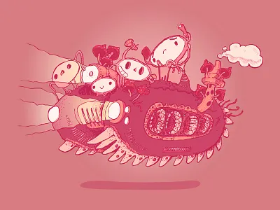 Perfect Journey! adventure car cartoon character cute friends funny hipster journey monster time vehicle