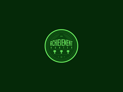 Achievement Hunter 2016 Badge 2016 achievement badge crest hunter logo one sigil stamp xbox