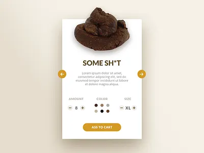 Sh*t brown crap shit ui ux
