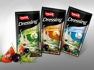 Smack Food Service - dressing dressing foil salat transparent yoghurt