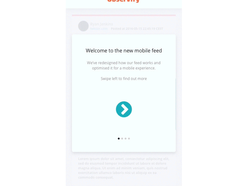 Daily UI - 016 - Overlay / Popup 016 dailyui modal onboarding overlay popup