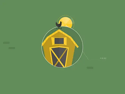 KooKoo barn dawn morning rooster