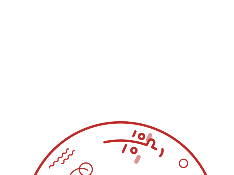 Wabo Mograph 1 animation earth flat gif line logo mograph planet red restaurant universe vi