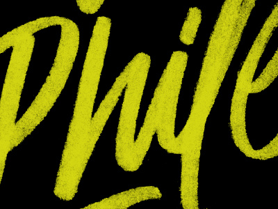Phife (WIP) atcq brush pen handlettering lettering phife raster script tombow type typography