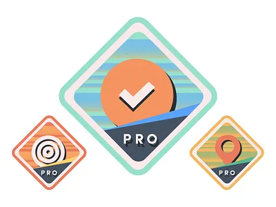 New badges badges hi kuu illustration kuuhubbard stridekick texture vector