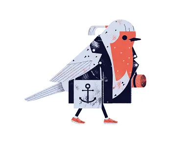 Parisian Bird #2 Work-to-Yoga Robin anchor bird paris parisian perfecto robin sneakers tote bag yoga