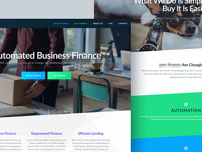 Finance Website grid hero home minimal simple typography ui ux whitespace