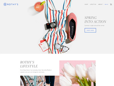 Rothys responsive ui webdesign