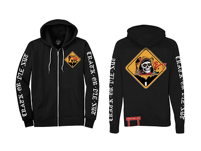 TOD NYC Team Hoodies bike cycling fixed gear hoodie mock up nyc parody tribute