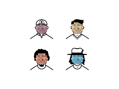Unknown Users avatar character face hat man nyc people person shirt