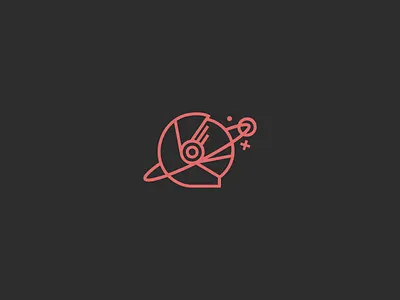 Cutting Rm. 1 helmet logo mark orbit space