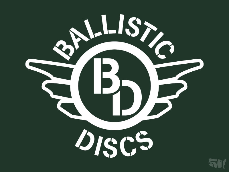 Example of Ballistic Discs Logo