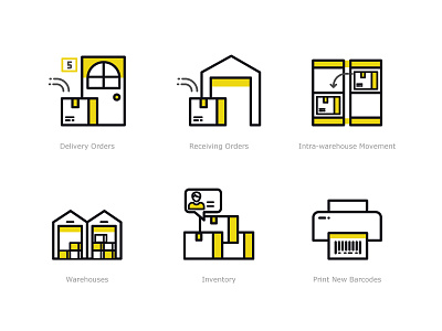 Boxbee Dashboard Icons barcode box dashboard icon inventory order printer storage warehouse