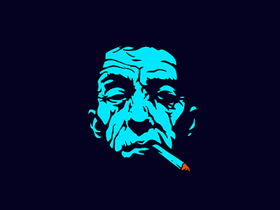 old artist artist man old smoking wrinkles