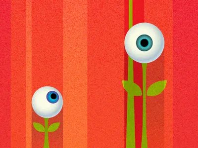 hello eyes! debut eyes flower grow up