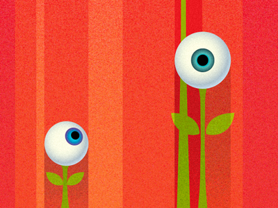 hello eyes! debut eyes flower grow up