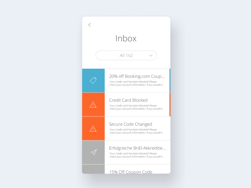 Inbox Refresh android app cobe experience inbox interface ios mail munich münchen user ux