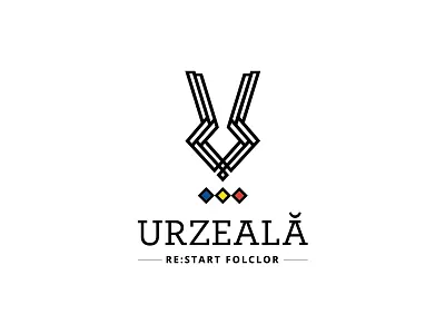 Urzeala apparel cloths flag folklore logo rebranding romania traditional v