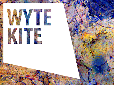 Wytekite branding flat logotype minimal typo