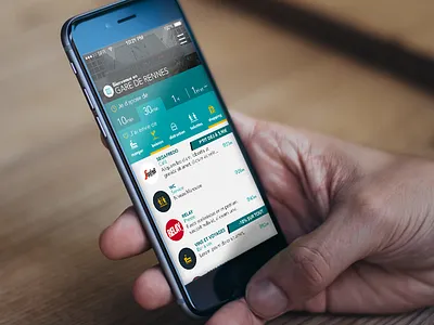 UI mobile app - Gares & Connexions - SNCF app design gare mobile train ui
