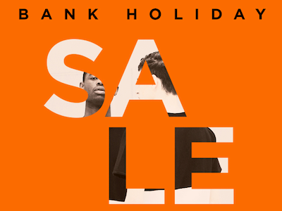 Bank Holiday sale image email fashion newsletter streetwear