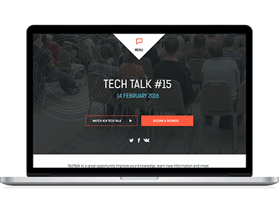 Tech Talk Responsive Design by Mary2Line on Dribbble