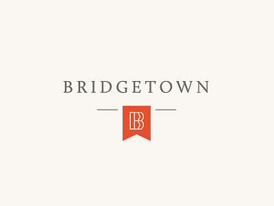 Bridgetown 3 b logo monogram nautical flag