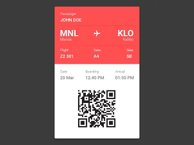 Daily Ui 024 024 boarding daily design interface pass ui