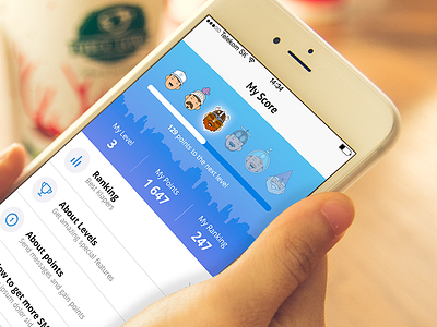 My Score android app coins game gamification ios leaderboard levels messenger my score