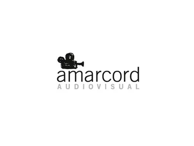 Logotipo Amarcord amarcord amarcord audiovisual estudio mique logo logotipo zaragoza
