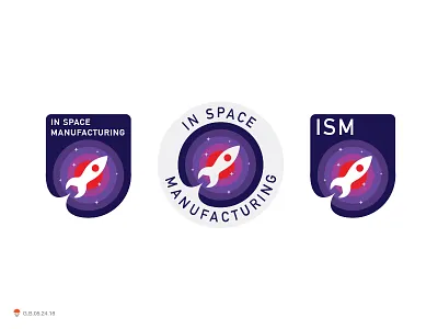 ISM identity logo mark nasa patch symbol