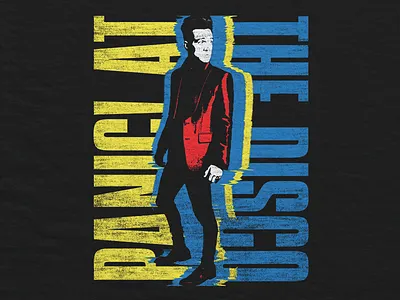 Panic! At The Rock Show apparel design disco merch panic rock vintage