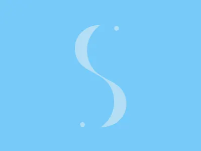 "S" For Serenity letter logo s serenity