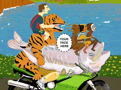 Ultimate Dating Profile Pic for the Average (Hetero) Man editorial illustration jadeschulz