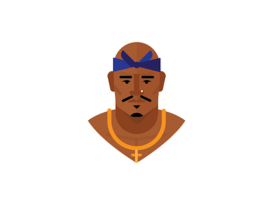 Tupac design faces illustration music rap rappers tupac