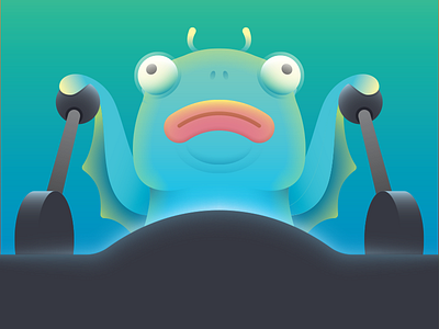 Pinbrawl: Player Portrait 2 fish merman pinbrawl player2