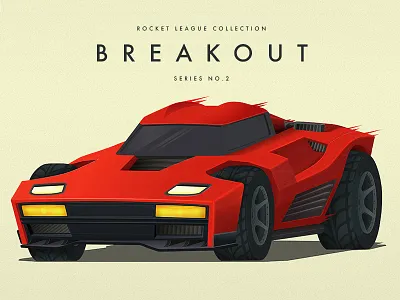 Rocket League Collection - Breakout design gaming league poster rocket