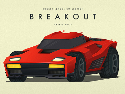 Rocket League Collection - Breakout design gaming league poster rocket